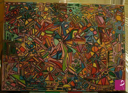 quadri in vendita online - FORME GEOMETRIA E COLORI