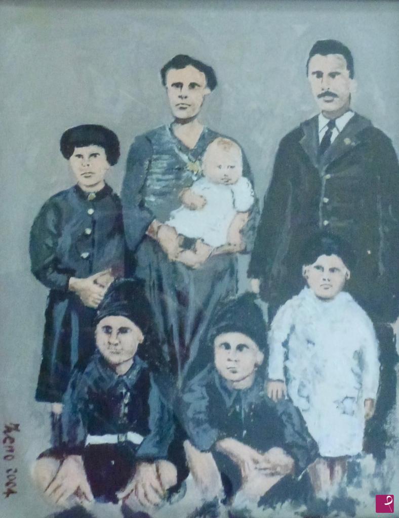 quadri in vendita online - Foto di famiglia - 1924
