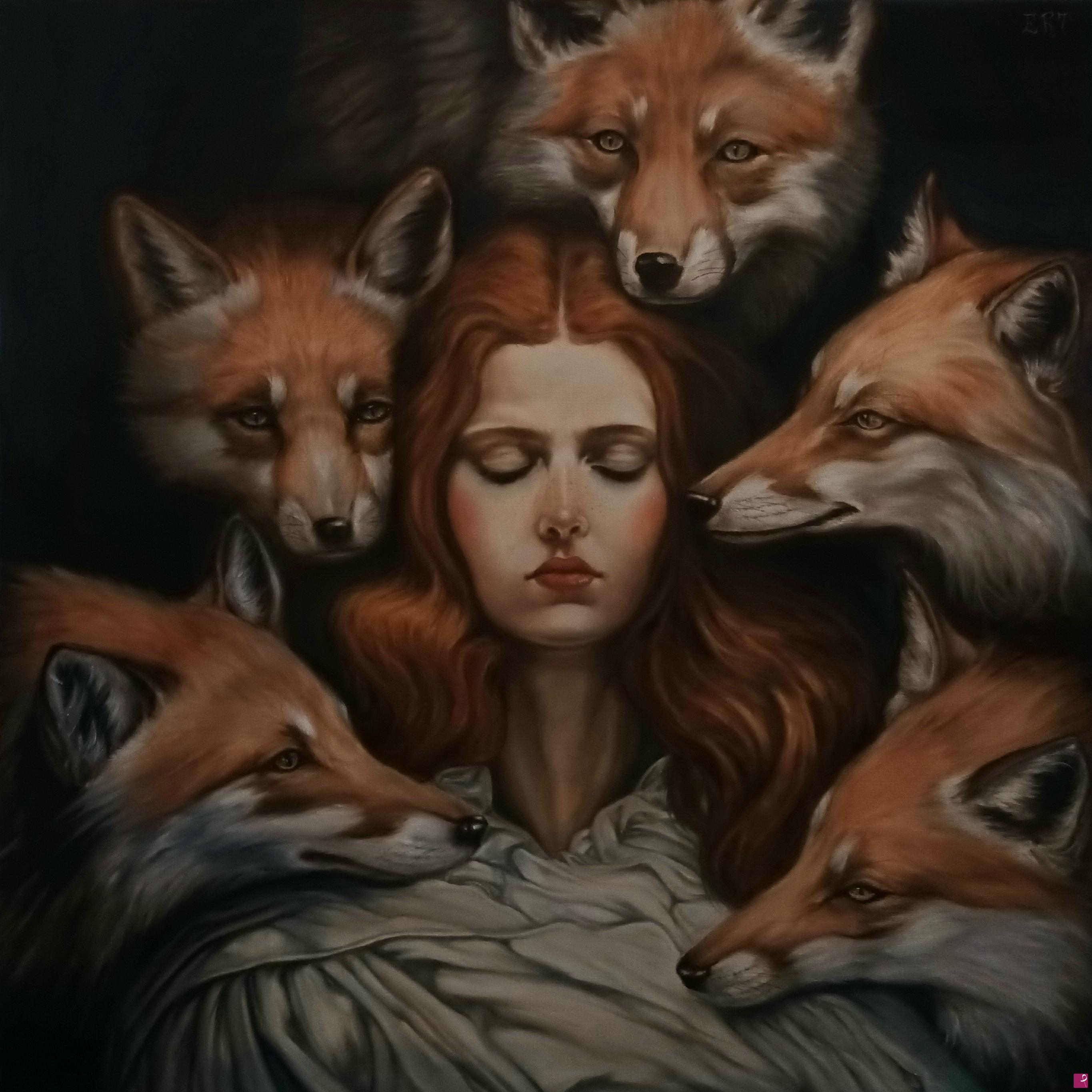 quadri in vendita online - Fox tale 