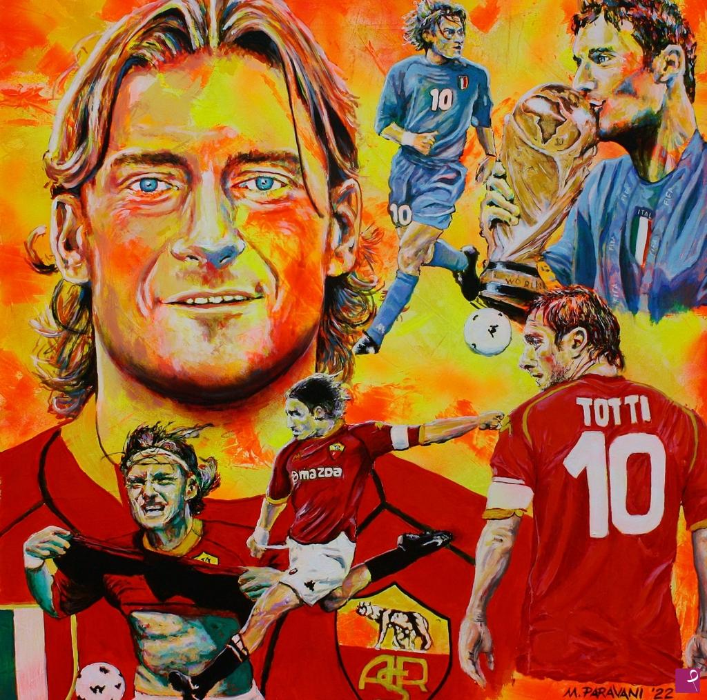 quadri in vendita online - Francesco Totti 2