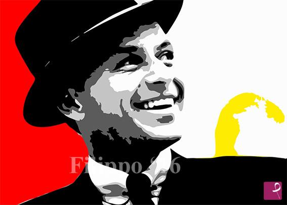 quadri in vendita online - Frank Sinatra