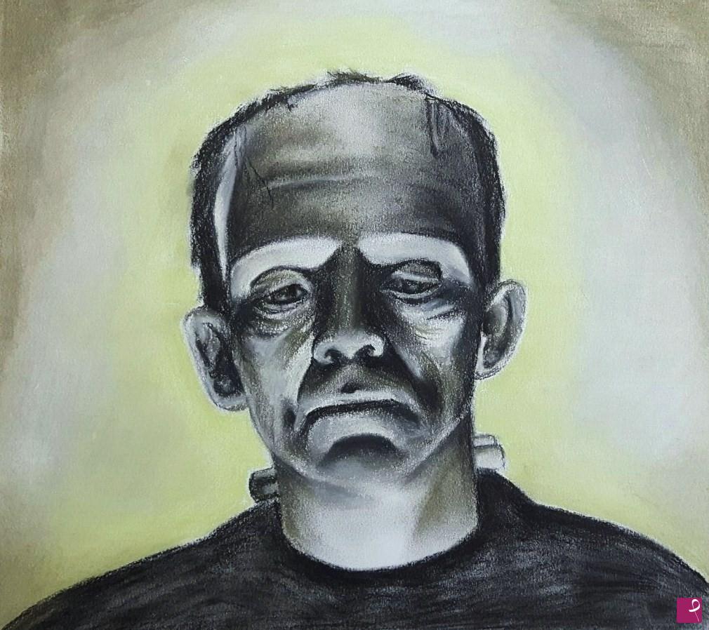 quadri in vendita online - Frankenstein - Boris Karloff