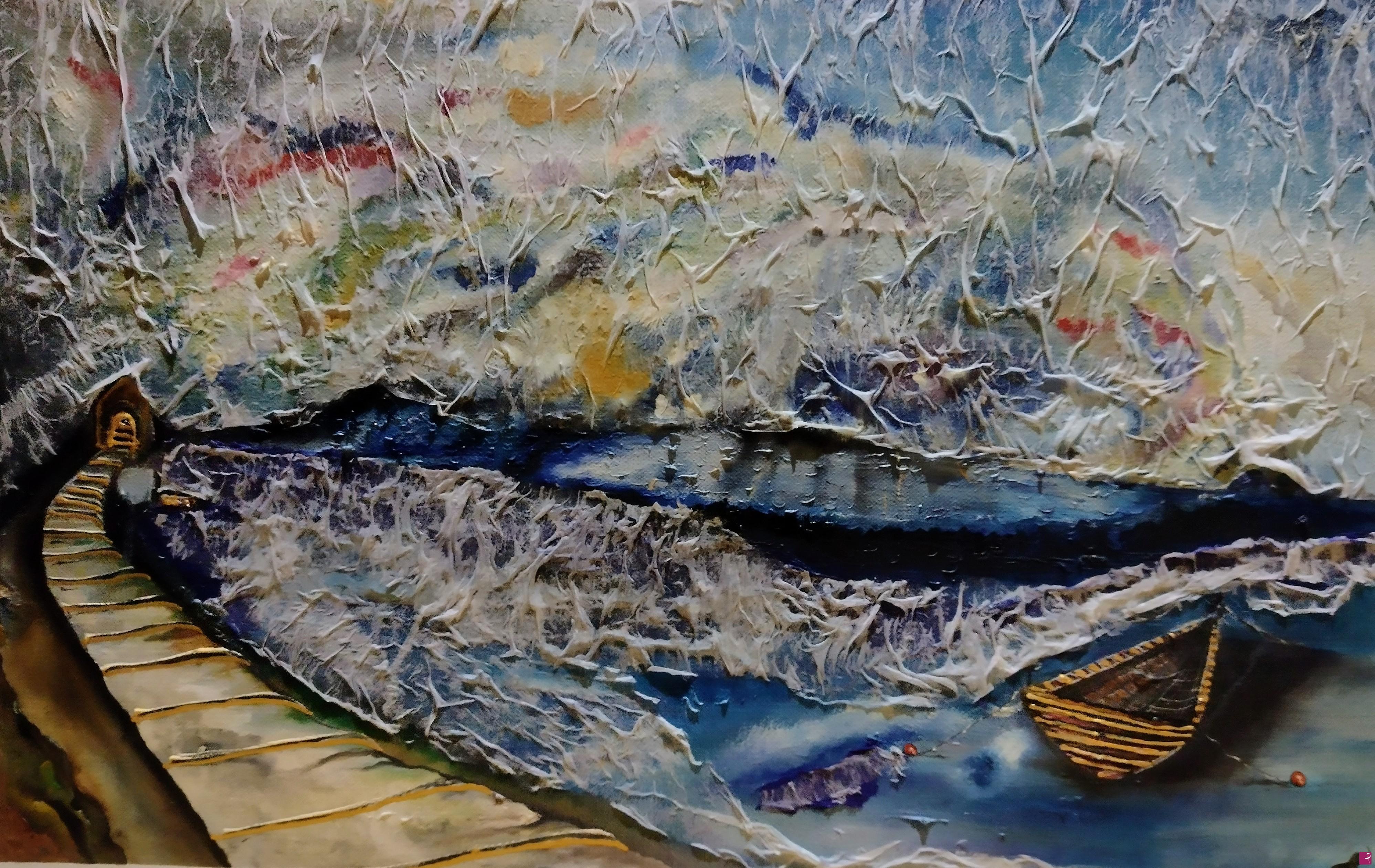 quadri in vendita online - "Fratture oceaniche"