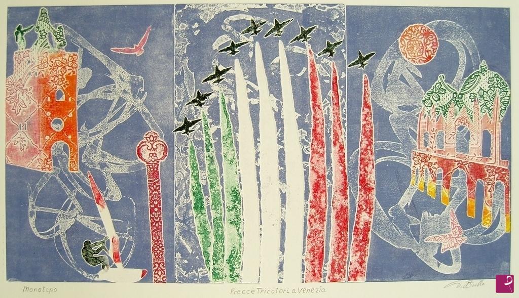 quadri in vendita online - Frecce Tricolori a VE.
