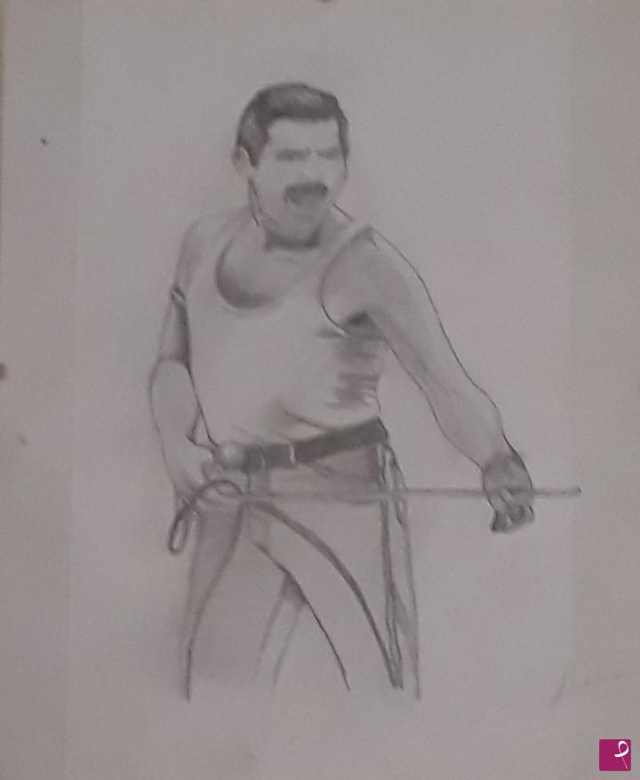 quadri in vendita online - Freddie Mercury