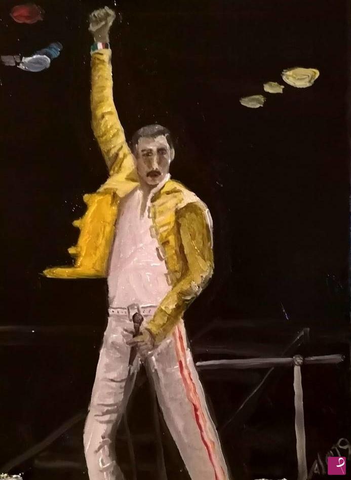 quadri in vendita online - Freddie Mercury