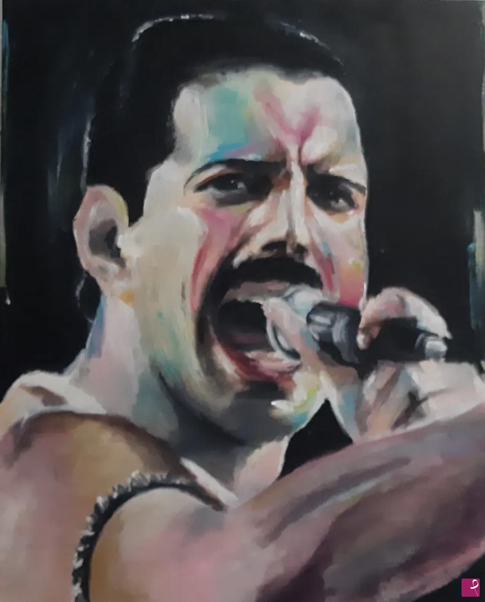 quadri in vendita online - Freddie Mercury
