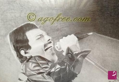 quadri in vendita online - Freddie Mercury