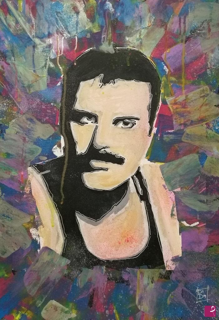 quadri in vendita online - Freddy Mercury