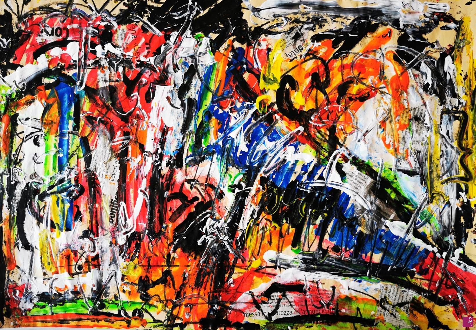quadri in vendita online - Free jazz concert n°41