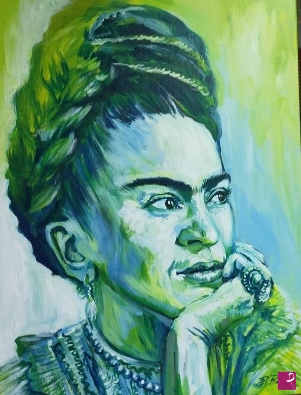 quadri in vendita online - Frida green