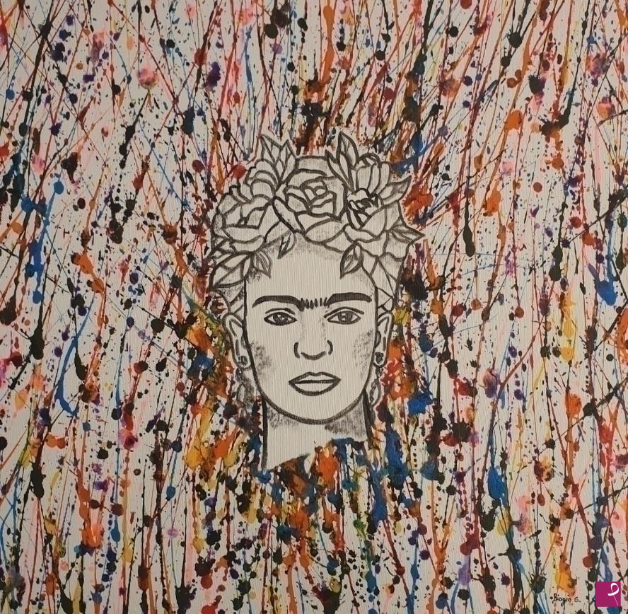 quadri in vendita online - Frida in color