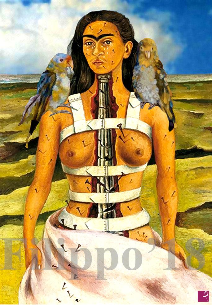 quadri in vendita online - Frida Kahlo inedito