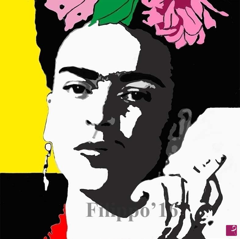 quadri in vendita online - Frida Kahlo orecchino