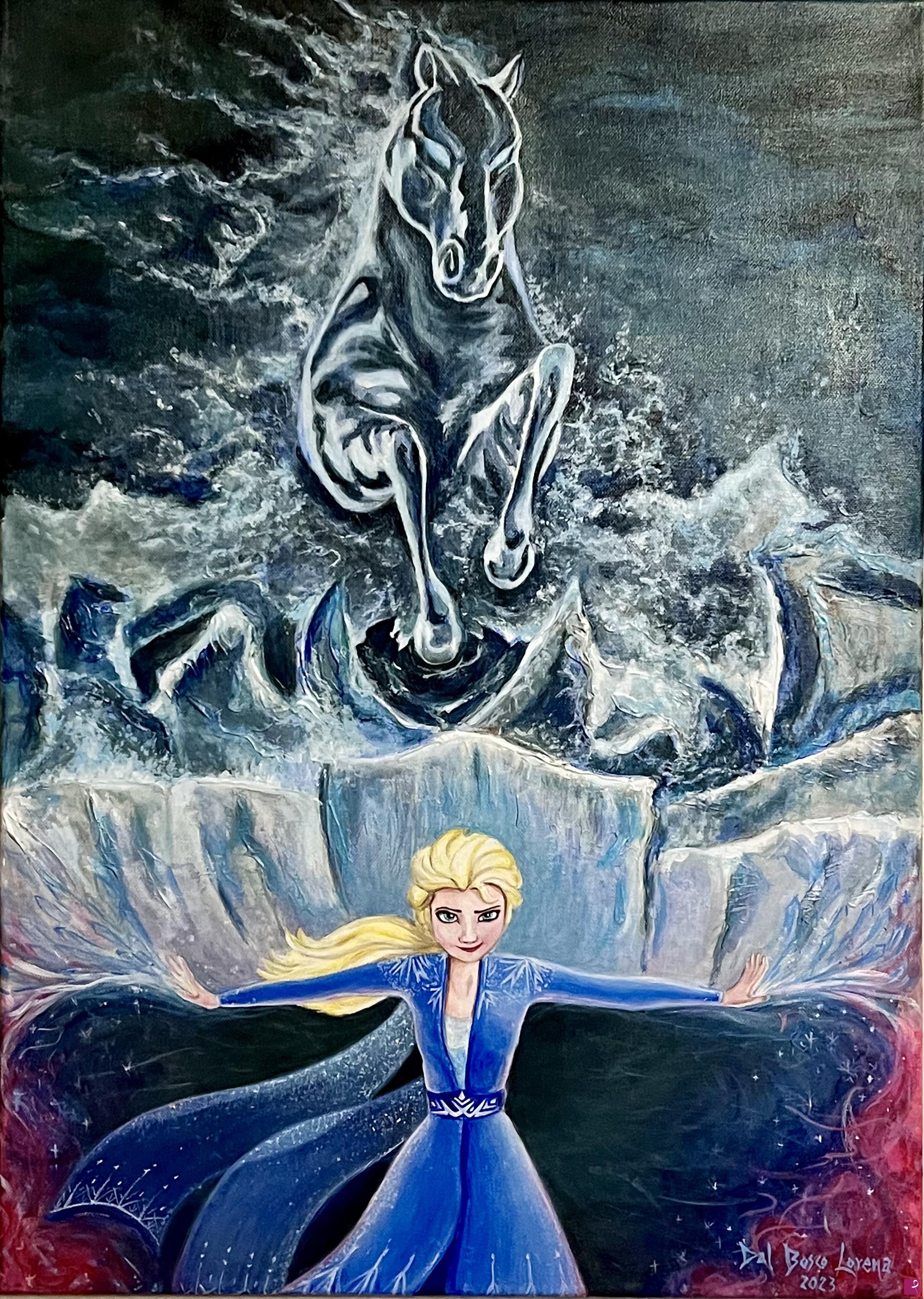 quadri in vendita online - Frozen II: Elsa e Nokk