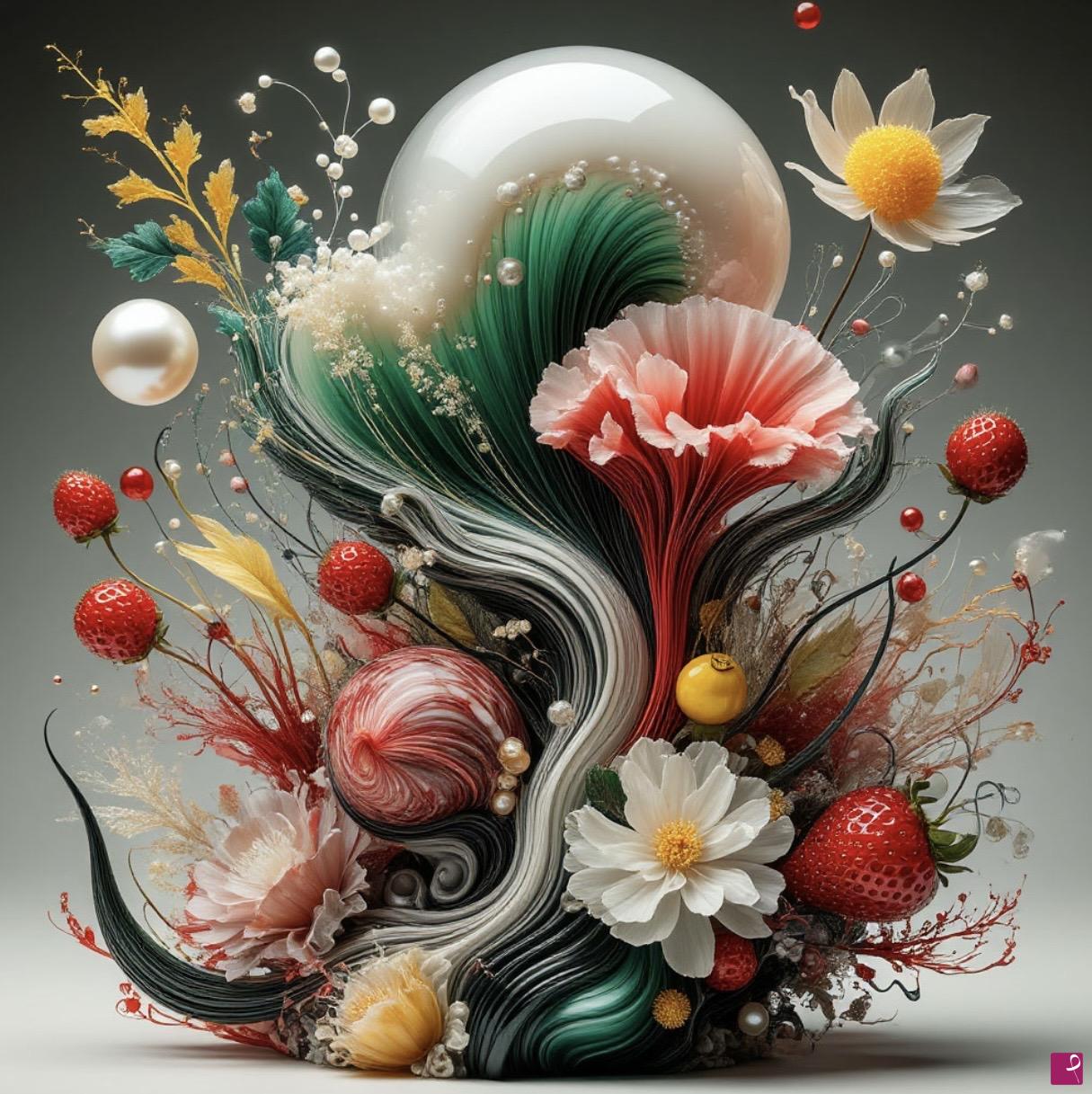 quadri in vendita online - Fruit bouquet