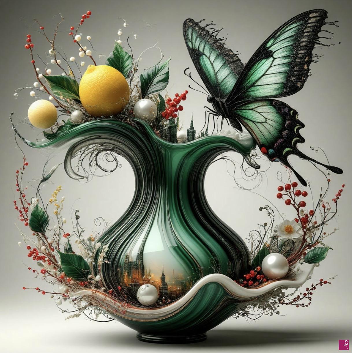 quadri in vendita online - Fruit bowl