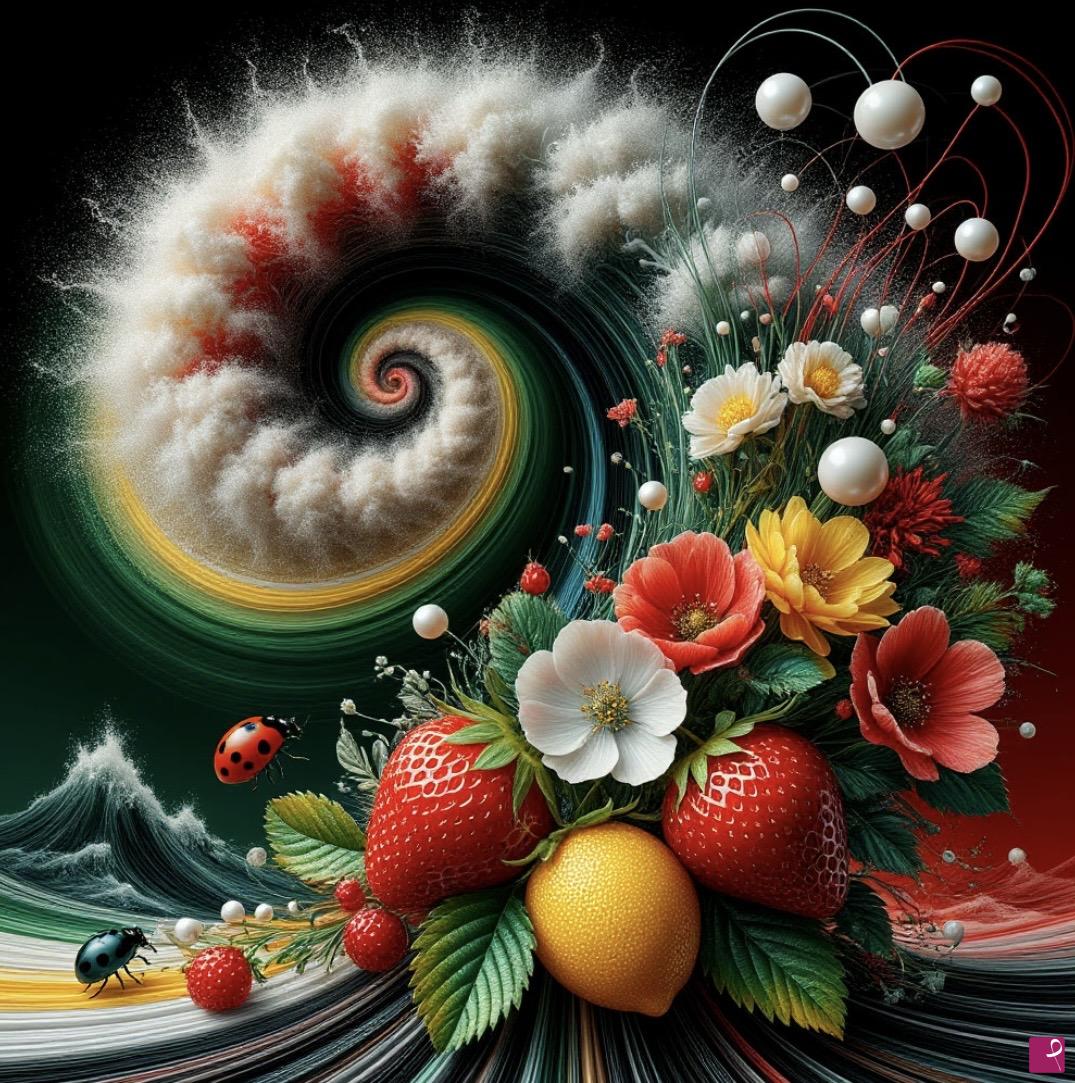 quadri in vendita online - Fruit spiral