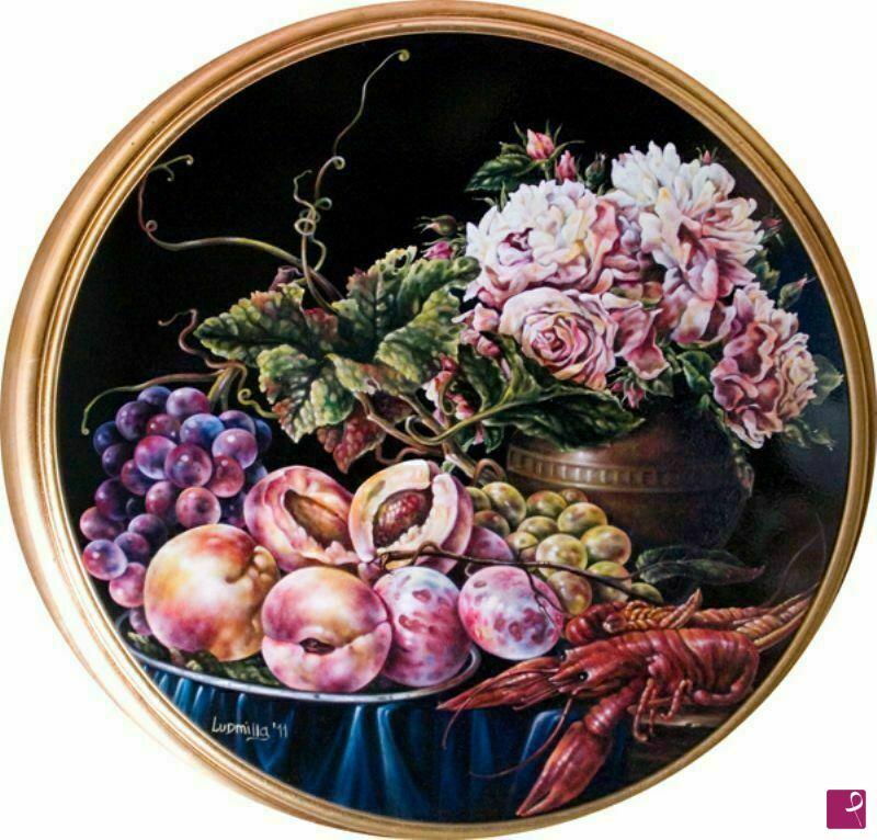quadri in vendita online - frutta con aragosta