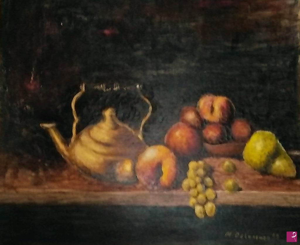 quadri in vendita online - Frutta e Teiera anno1999