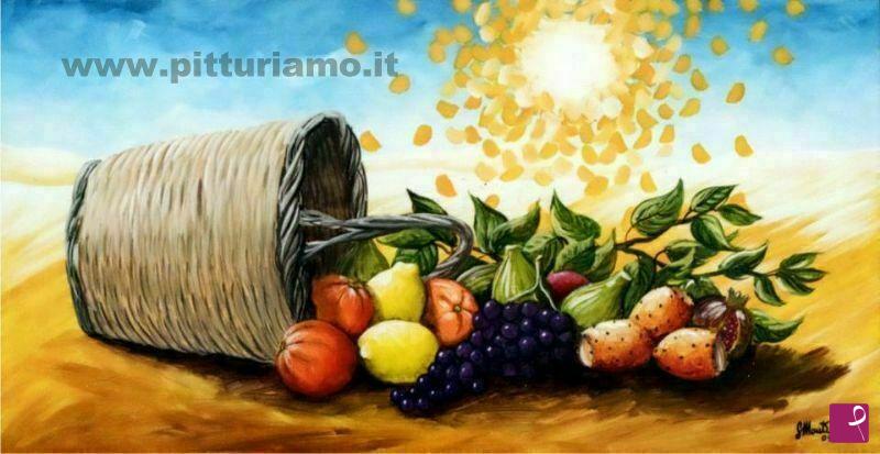 quadri in vendita online - frutta mediterranea