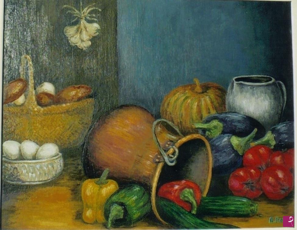 quadri in vendita online - FRUTTA ,VERDURA E SECCHIA  (2007)
