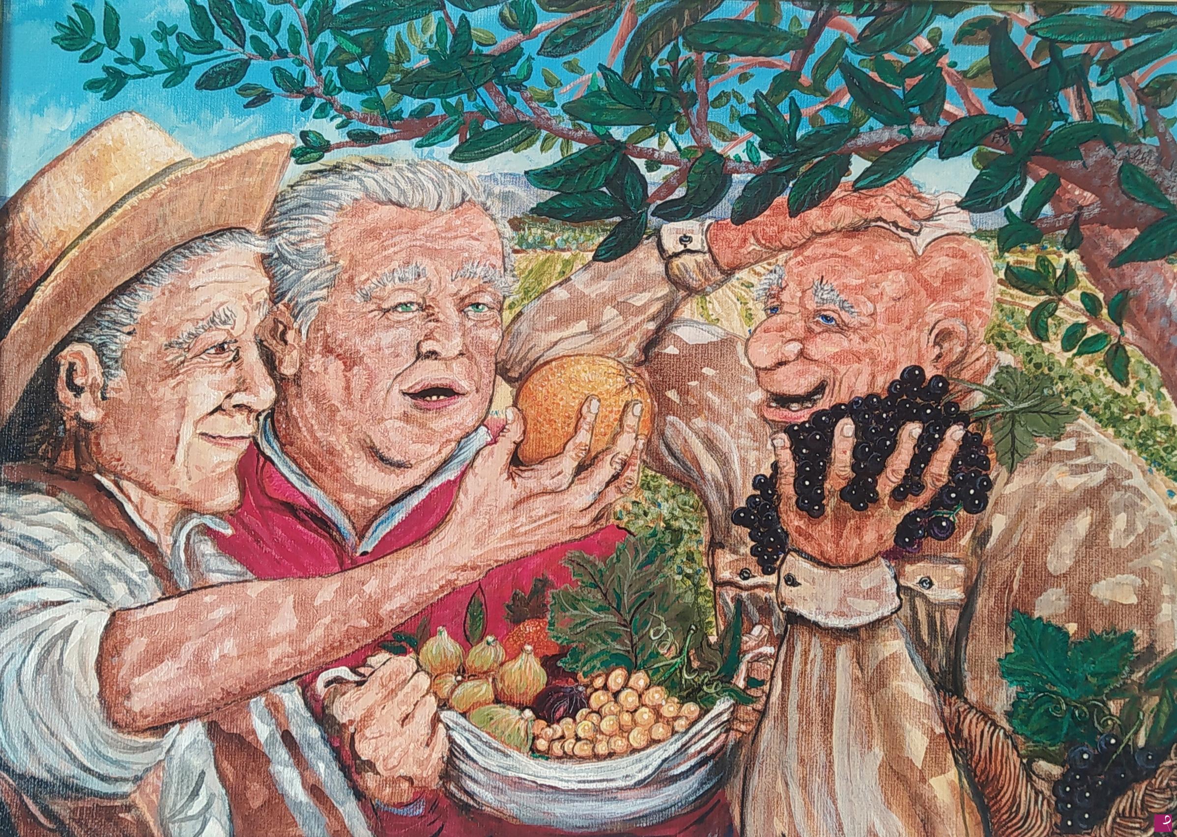 quadri in vendita online - Frutti della terra