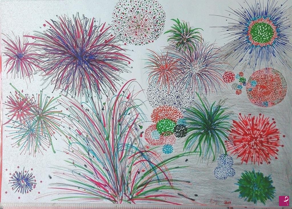 quadri in vendita online - fuochi d'artificio