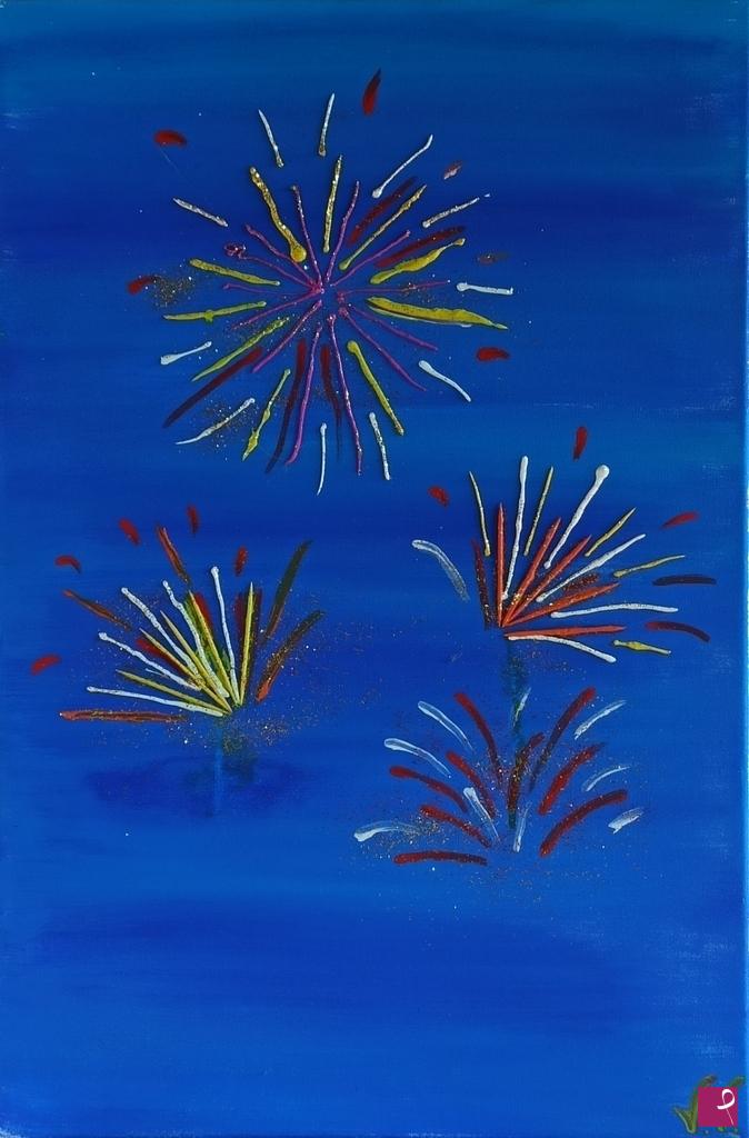 quadri in vendita online - Fuochi d'artificio