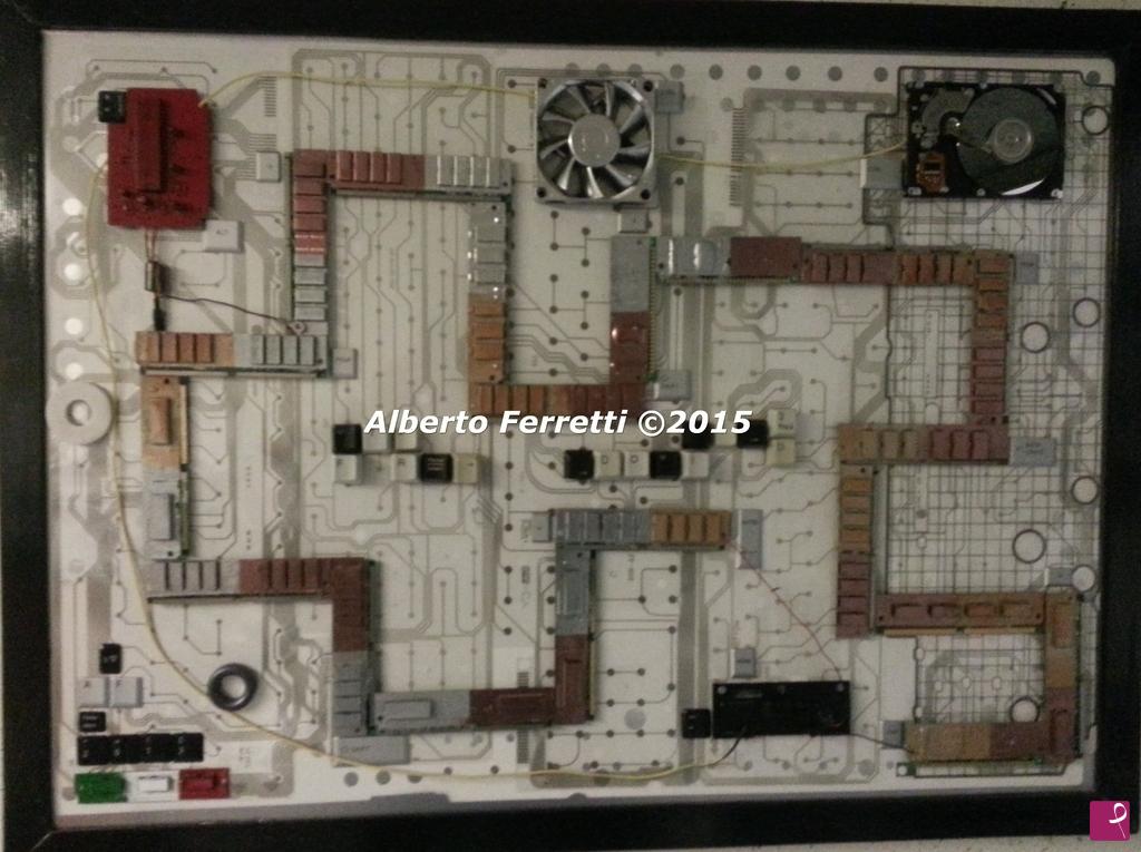 quadri in vendita online - Futur Domino 3D