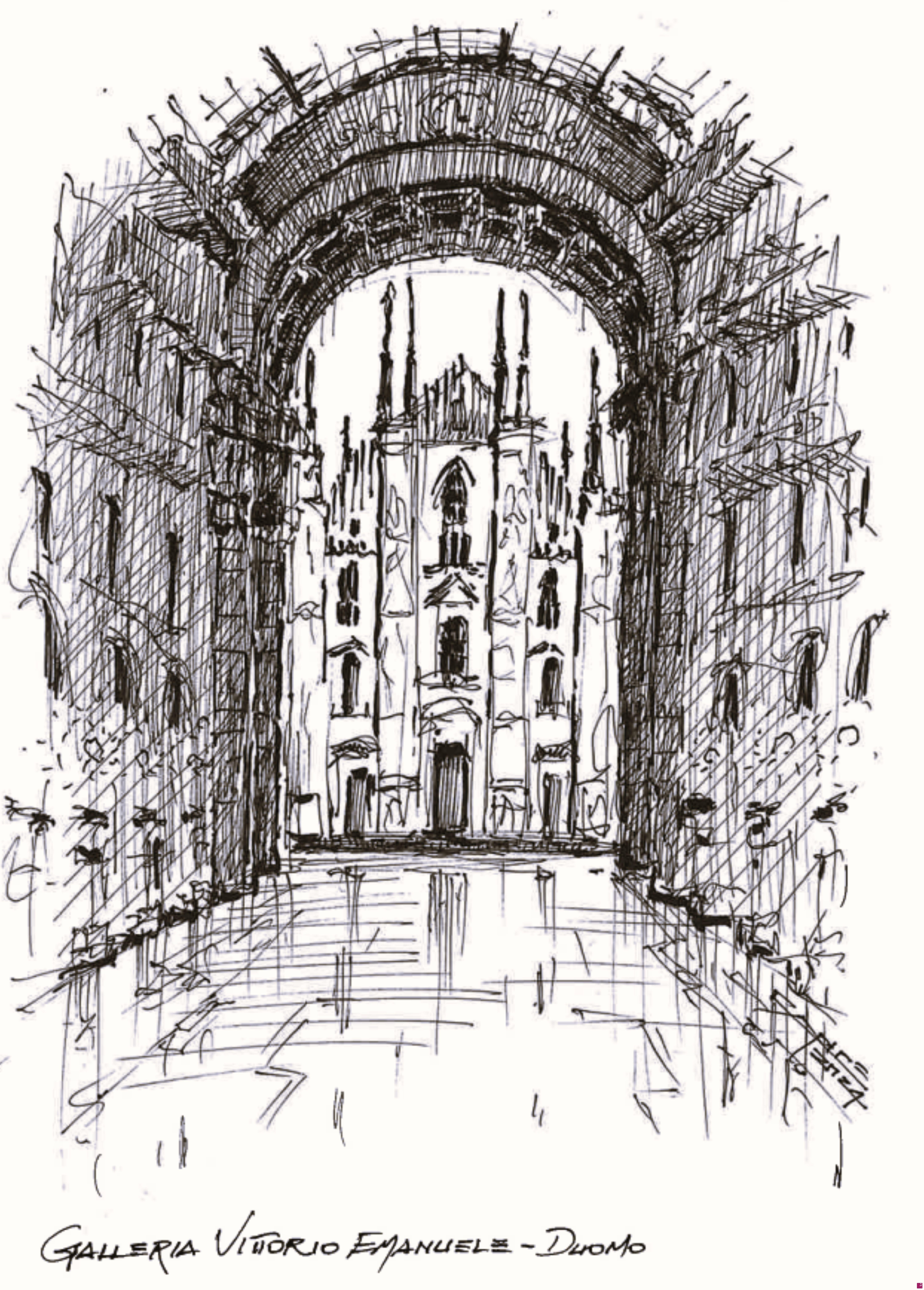 quadri in vendita online - Galleria Vittorio Emanuele-Duomo