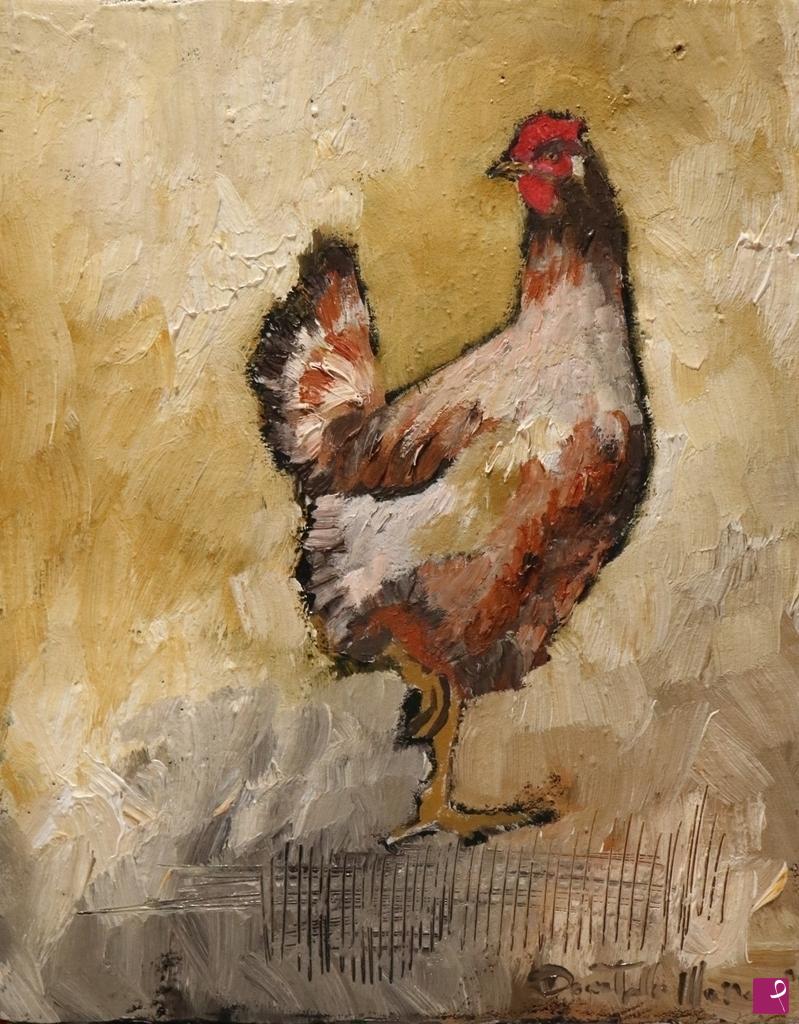 quadri in vendita online - Gallina....
