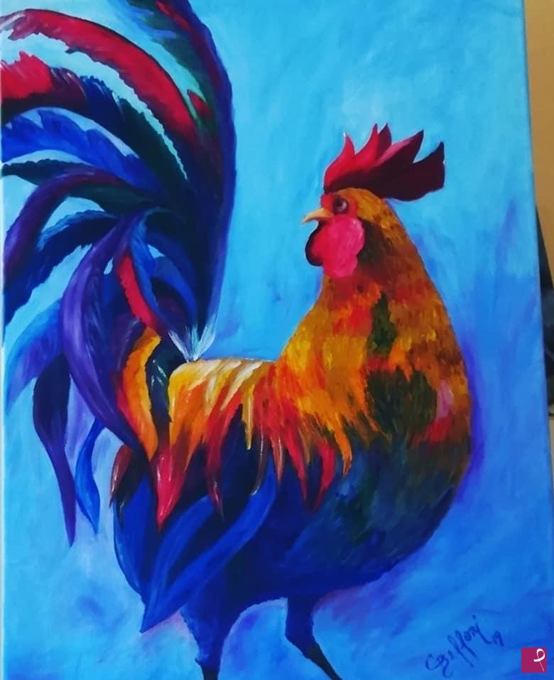 quadri in vendita online - "Gallo"