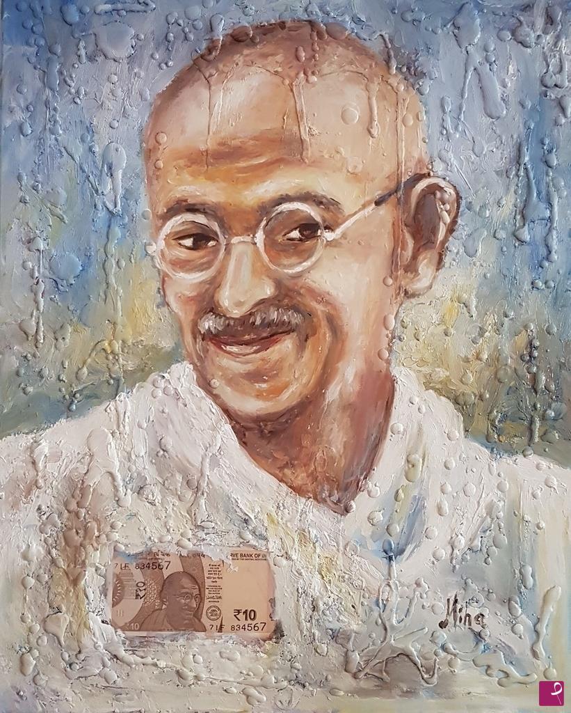 quadri in vendita online - Gandhi