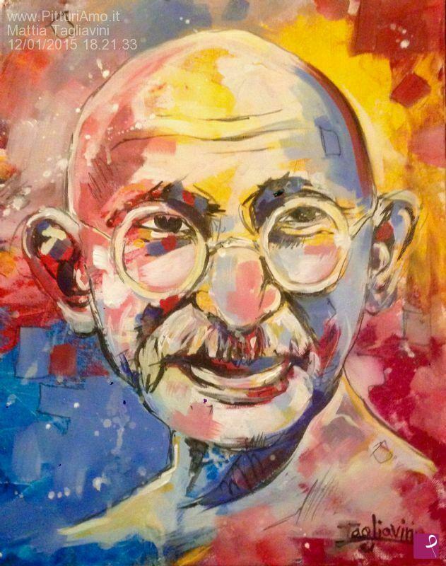 quadri in vendita online - Gandhi