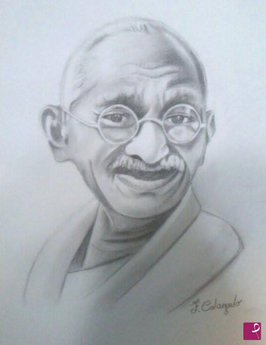 quadri in vendita online - Gandhi