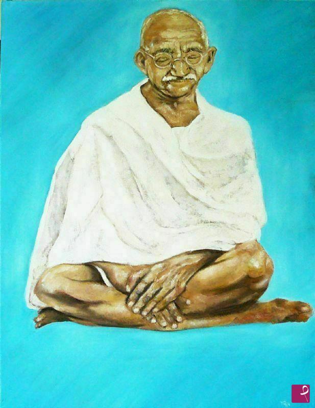 quadri in vendita online - Gandhi