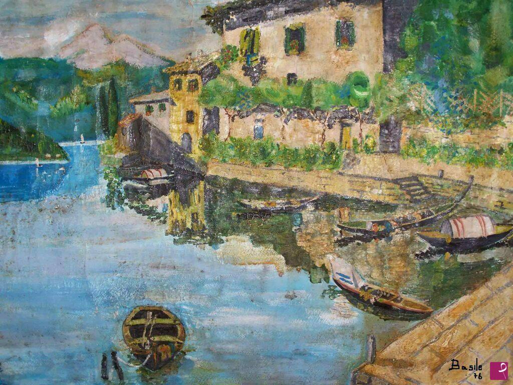 quadri in vendita online - Gandria - lago di Lugano