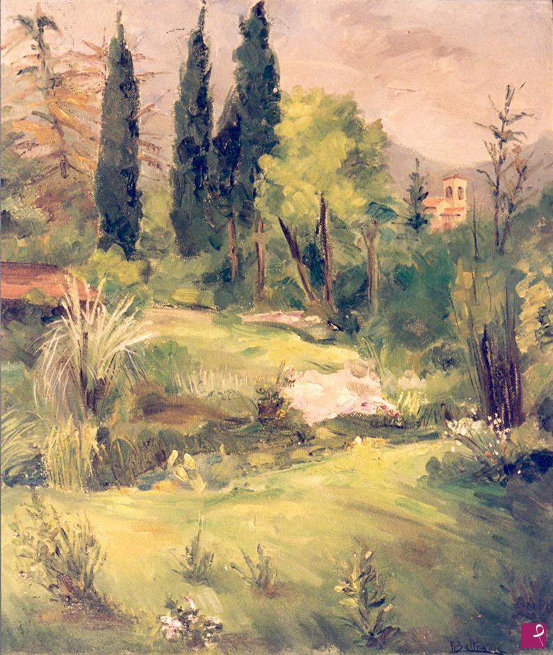 quadri in vendita online - GARDONE: IL GIARDINO HRUSKA