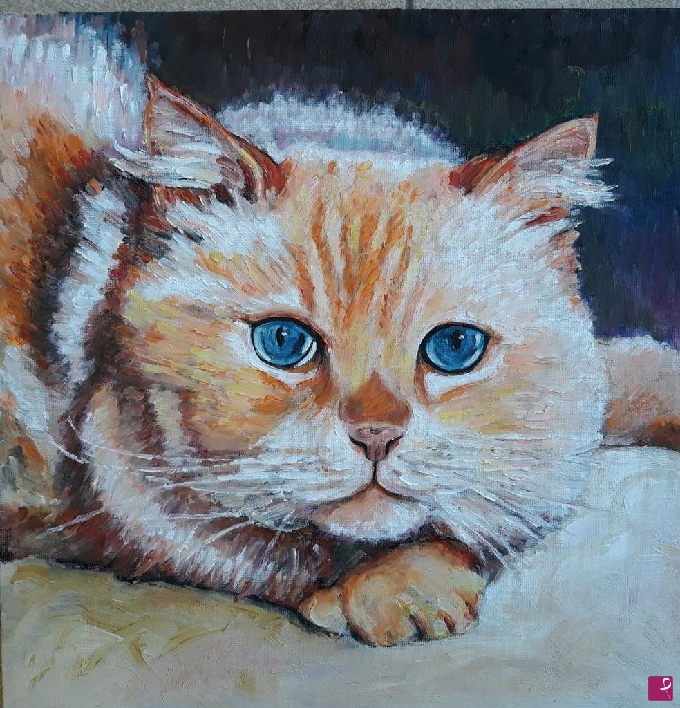 quadri in vendita online - GATTO 1 (2018)