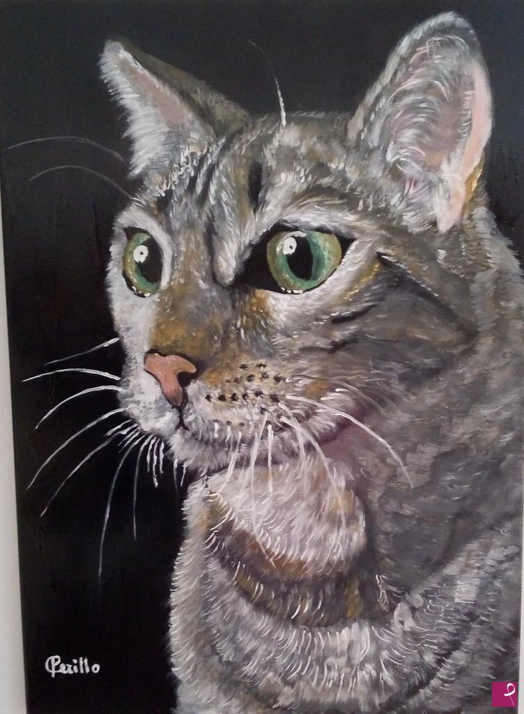 quadri in vendita online - Gatto