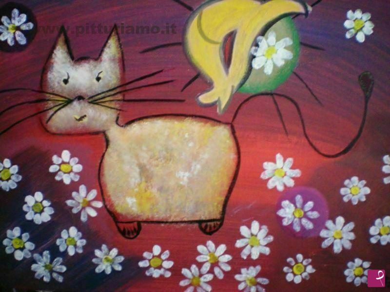 quadri in vendita online - Gatto