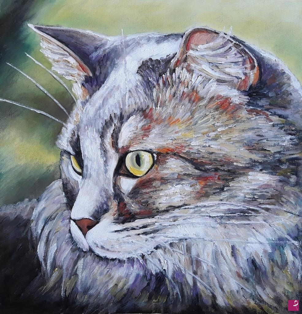 quadri in vendita online - GATTO 3 (2018)