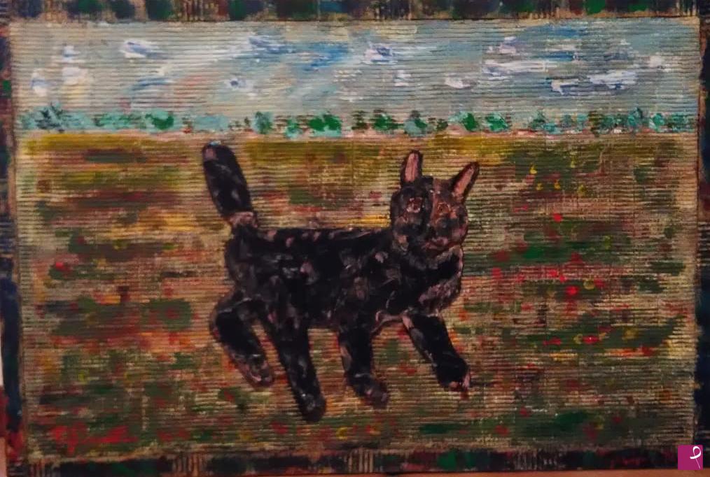 quadri in vendita online - Gatto