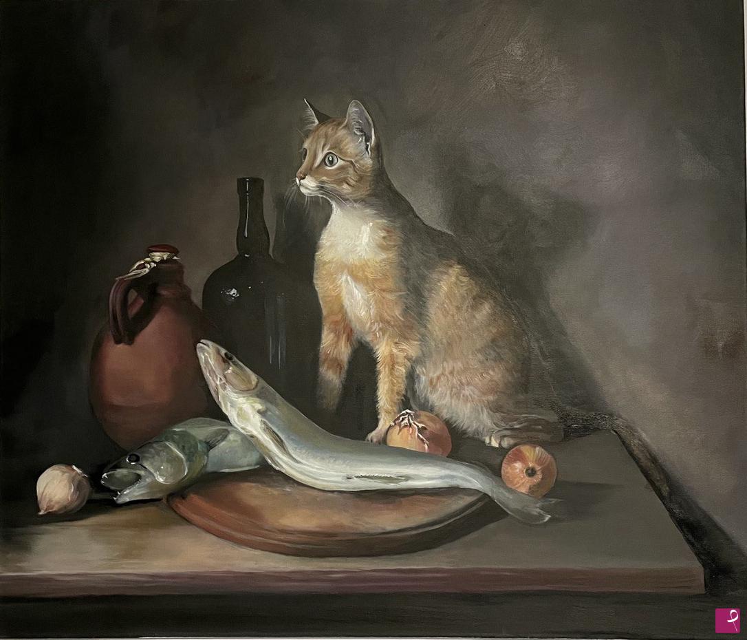 quadri in vendita online - Gatto