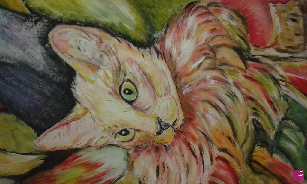 quadri in vendita online - Gatto