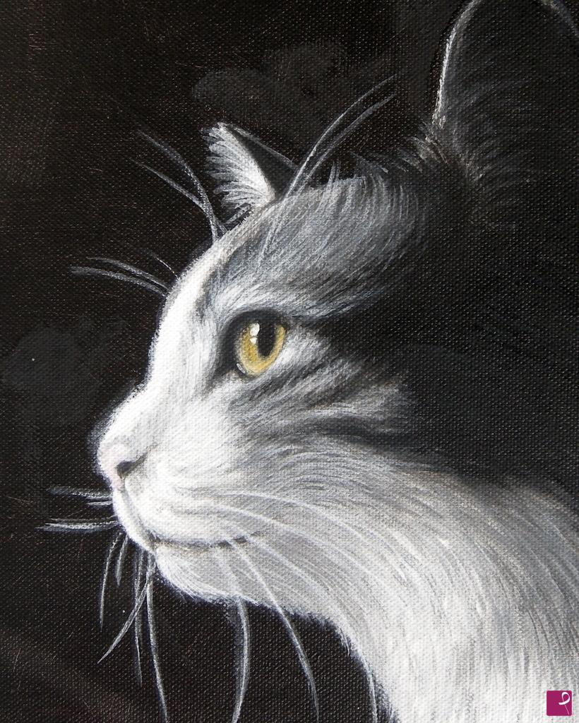 quadri in vendita online - gatto di dicembre