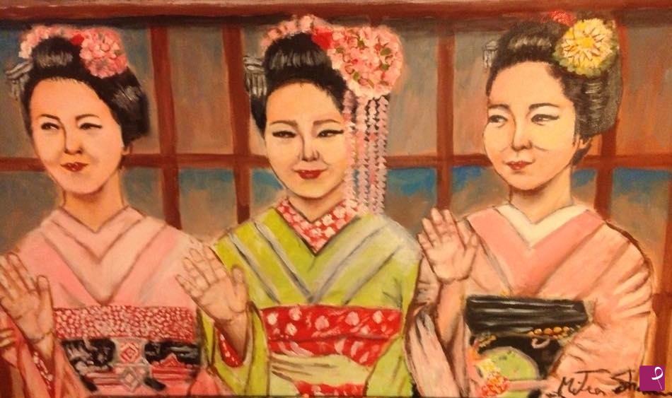 quadri in vendita online - Geisha