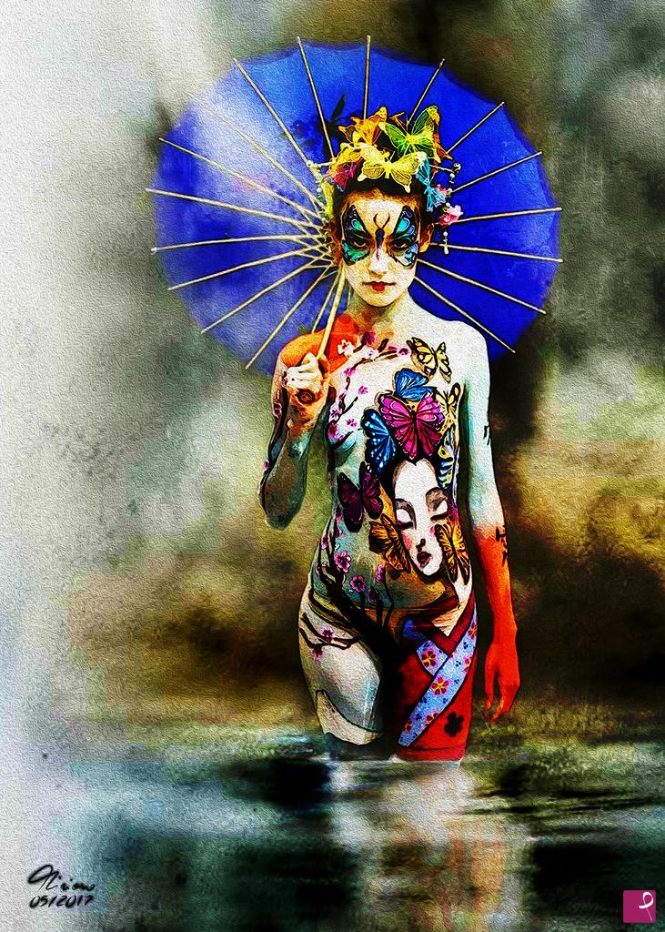 quadri in vendita online - Geisha
