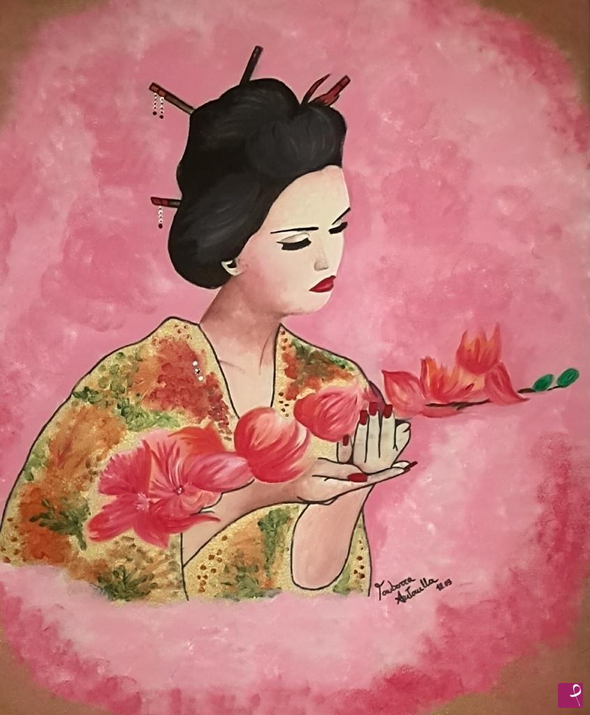 quadri in vendita online - Geisha
